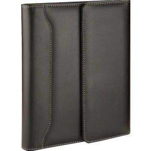 Diplomat Mıknatıs Kapak Organizer Çizgili Defterli 17 x 24 cm Siyah