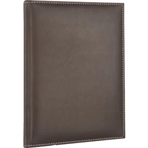 Düz Defter Diplomat 17 x 24 cm Kahve