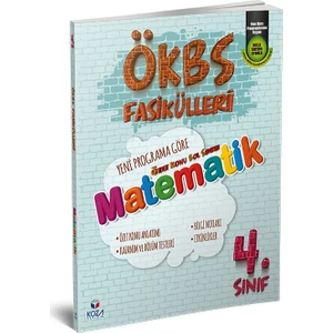 Koza Yayın Dağıtım ÖKBS (Özet Konu Bol Soru) Fasikülleri Matematik 4