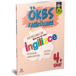 Koza Yayın Dağıtım ÖKBS (Özet Konu Bol Soru) Fasikülleri Ingilizce 4.sınıf