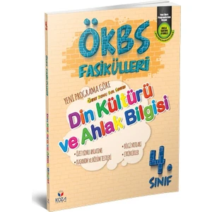 Koza Yayın Dağıtım Ökbs (Özet Konu Bol Soru) Fasikülleri Din Kültürü ve Ahlak Bilgisi 4. Sınıf