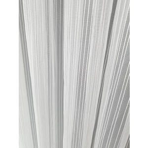 Zincir Ip Çizgili Modern Tül Perde 1'e 3 Pileli ET3001 100 x 260 cm