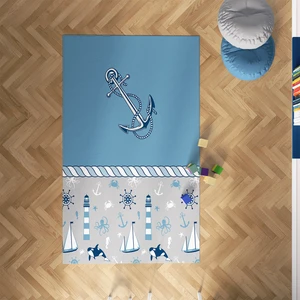 Mekta Home Erkek Çocuk ve Erkek Bebek Odası Antialerjik Çocuk Halısı MKTH-016