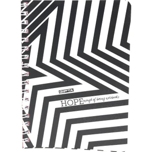 Defter A6 Hope Spr. Karton 80 Yaprak Kareli 1199 Yıldız Desen