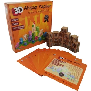 Hobi Eğitim Dünyası Ahşap Yapılar Apartmanlar 3 Boyutlu