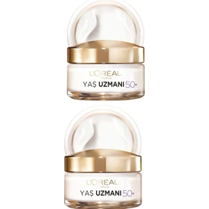 L'Oréal Paris Loreal Paris Yaş Uzmanı 50+ Nemlendirici Krem 50 ml 2 Adet