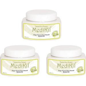 Bentonit Peloid Vücut Terapisi Doğal Detoks Etkisi 750ML x 3 Adet