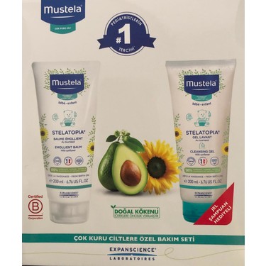 mustela stelatopia emollient balm 200 ml