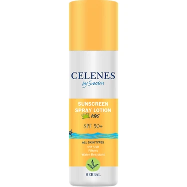 Celenes By Sweden Herbal Güneş Koruyucu Losyon Sprey 50 Spf 150