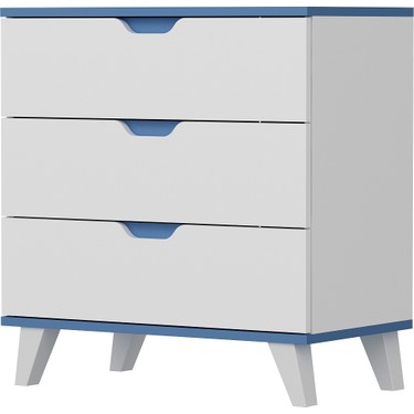 Inarch Dizayn Blue 3 Cekmeceli Sifonyer Fiyati Taksit Secenekleri