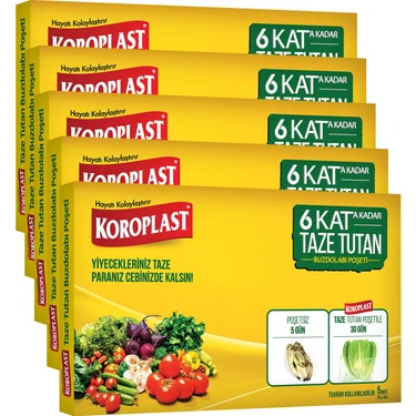 Koroplast Taze Tutan Buzdolabı Poşeti -