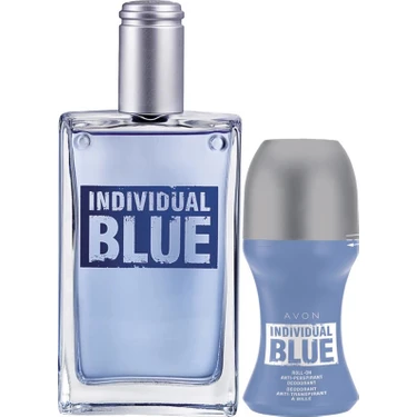 Avon Individual Blue Erkek Parfüm ve Roll-On Seti - Ferah ve Kalıcı Mavi Koku, 100 ml + 50 ml,