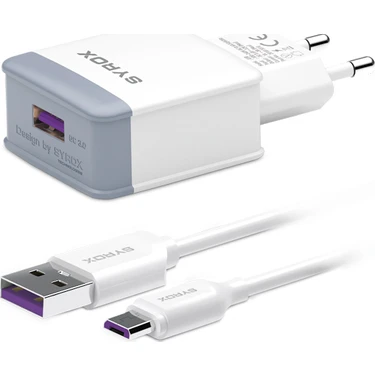 Syrox Q30 3.0A Hızlı Şarj Adaptör + Micro USB