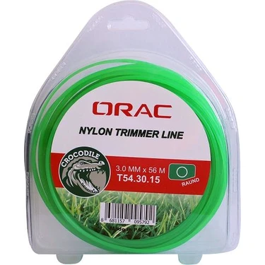 Orac Yuvarlak Yeşil Tırpan Misinası 3 mm 56