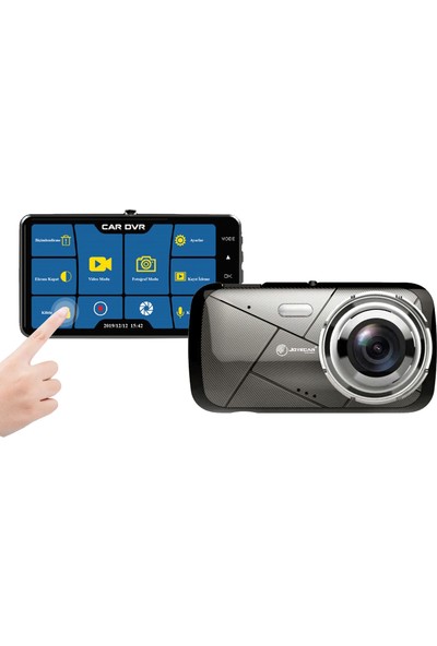 Joyecar J16 4İnç Full HD IPS Dokunmatik Ekran Türkçe Araç İçi Kamera