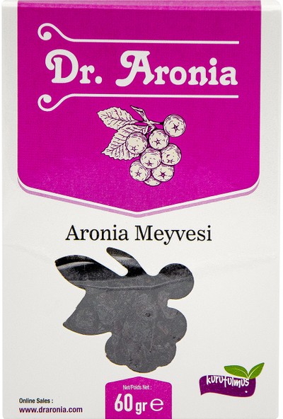 Dr. Aronia Aronia Kurutulmuş Meyve 60 gr