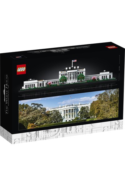 LEGO® Architecture Koleksiyonu: Beyaz Saray 21054 Yapım Seti (1483 Parça)