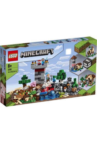 LEGO® Minecraft™ Çalışma Kutusu 3.0 21161 Yapım Seti (564 Parça)