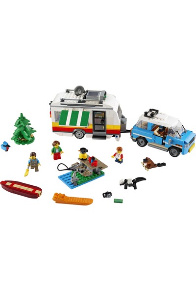 LEGO® Creator 3’ü 1 Arada Karavan Aile Tatili 31108 Yapım Seti (766 Parça)