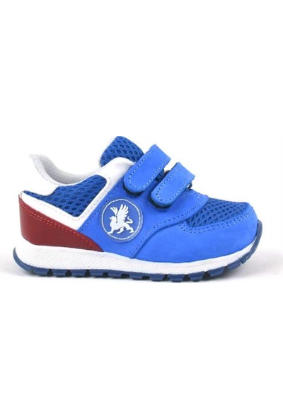 Rakerplus Deri Mavi Cırtlı Erkek Bebek Spor Ayakkabı