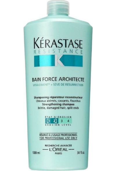 Kerastase Resistance Force Architecte-Hassaslaşmiş Saçlar İçin Yüzey Yenileyici Şampuan 1000ml
