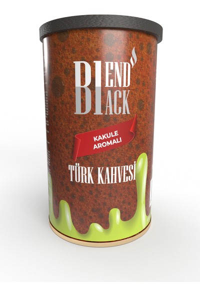 BlendBlack Kakule Aromalı Türk Kahvesi Teneke Kutu 250 gr