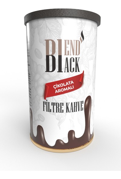 BlendBlack Çikolata Aromalı Filtre Kahve Teneke Kutu 250 gr