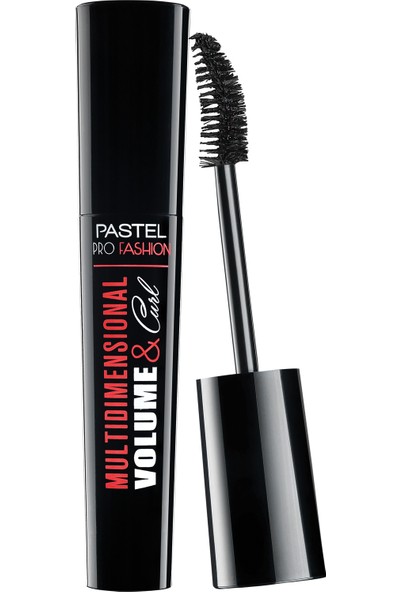 Pastel Profashion Multıdımensıonal Volume & Curl Maskara  Black