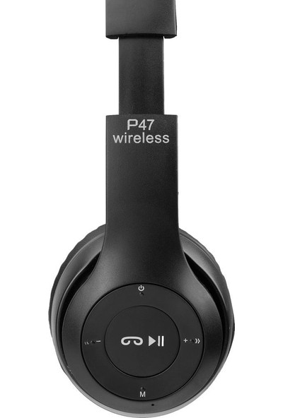 Torima P47 Extra Bass Wireless Bluetooth Kulaklık 5.0+Edr Fm Radyo Siyah
