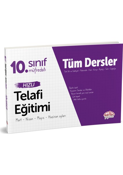 10. Sınıf Tüm Dersler Hızlı Telafi Eğitimi