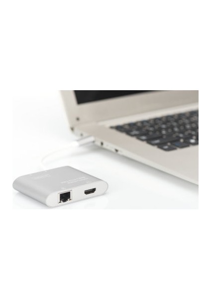 Usb Type C Hdmı Gigabit Ethernet Multiport Adaptörü Da 70847