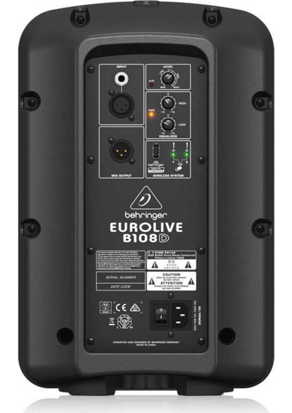 B108D 300 Watt 2 Yollu Wireless Aktif Hoparlör