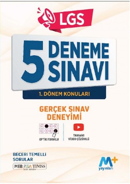 Martı Yayınları LGS 5 Deneme Sınavı 1.Dönem Konuları 2020