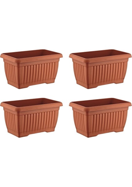 Balkon Saksı 6 Lt x 4'lü