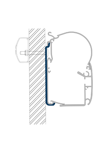 Düz Duvar Adaptörü 5 PARÇAX40CM PW1000/1500/1750 İçin