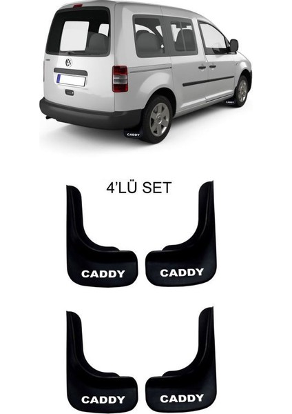 Volkswagen Caddy 2004-2010 4'lü Paçalık Çamurluk Tozluk VW1UX025