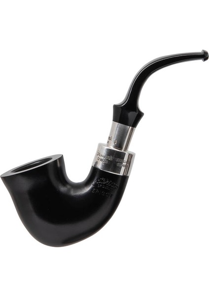 Ebony Spigot 05 9mm. Filtreli Akrilik Saplı Pipo