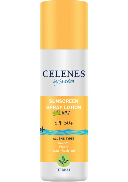 Celenes By Sweden Herbal Güneş Koruyucu Losyon Sprey 50 Spf 150 ml