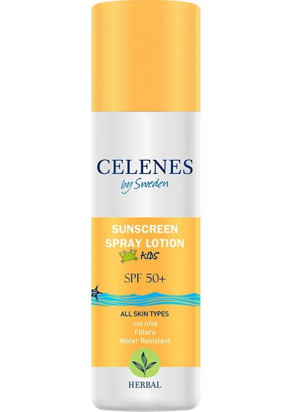 Celenes By Sweden Herbal Güneş Koruyucu Losyon Sprey 50 Spf 150 ml