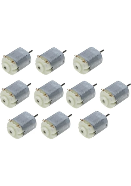 Oyunlarla Fen Dc Motor, Deney Motoru, 3V, 6V Motor Yüksek Devir Dinamo Motor 10'lu