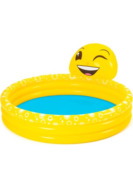 Emoji Temalı 65 x 144 x 69 cm 3 Halkalı Şişme Havuz 53081
