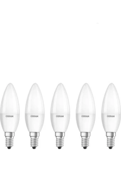 Led Value 4,9W Beyaz Işık E-14 470lm Ampul 5 li Paket