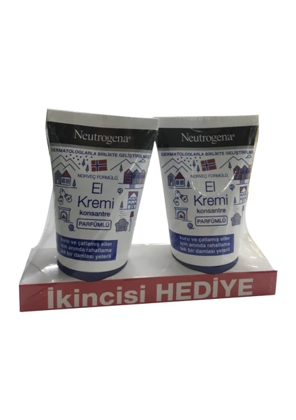 Parfümlü El Kremi 50 ml + 2 Adet