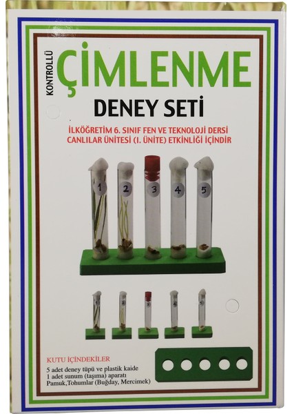 Kontrollü Çimlenme Eğitici Deney Seti