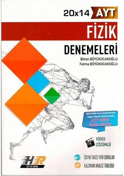 AYT Fizik Özel Baskı 20 x 14 Denemeleri