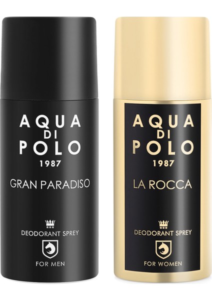 2'li Parfümlü Deodorant Seti Kadın ve Erkek 300 ml STCC000901