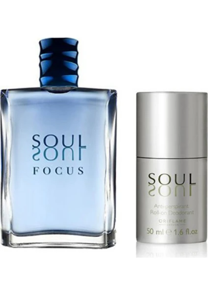 Soul Focus Edt 100 ml  Erkek Parfümü + Deodorant