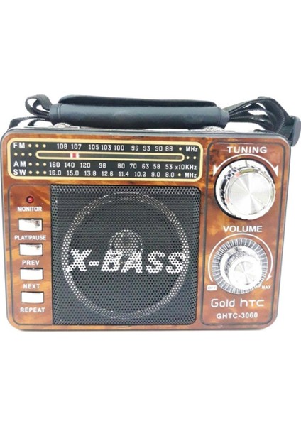 GHTC-3060 Nostaljik Kablosuz Mini Radyo