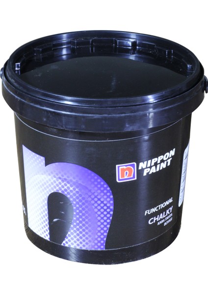 Nippon Paint Chalky Kara Tahta Boyası 0,75 lt