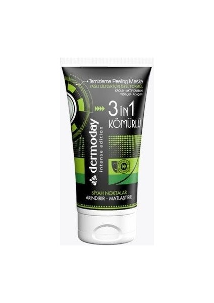 3in1 Mask (Kömürlü) Siyah Noktalar - 150ML